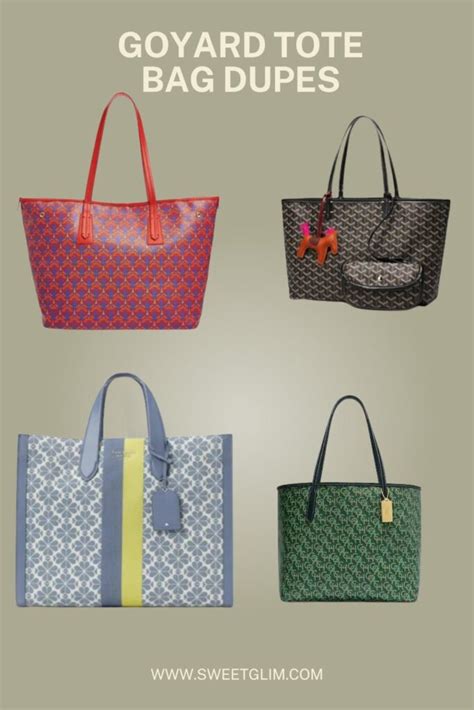 goyard amazon beach bag dupe|goyard tote bag alternative.